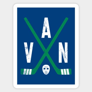 VAN Retro Sticks - Blue Sticker